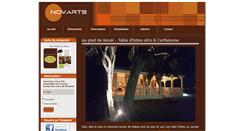 Desktop Screenshot of novarts.fr